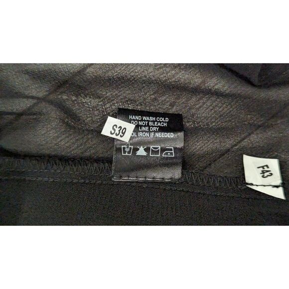 28th & Park Womens Size Large Black Embellished Sheer Open Cardigan Evening Top - Picture 9 of 10